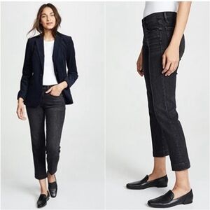 Frame Le Nouveau Straight Black Wash Jeans